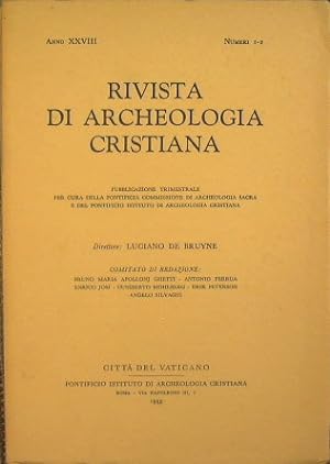Rivista di Archeologia Cristiana. Anno XXVIII 1952