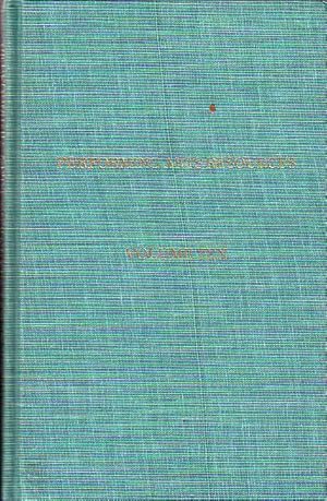 Image du vendeur pour Performing arts resources. Volume ten. Articles by: Audree Malkin, Joanna L. Yeck, Mary Ann Jensen, Steve Nelson, Cynthia G. Swank, Lee R. Nemchek, Ellen V. Howe, William Allison, Bruce Whitehead, Frederick Bentham: mis en vente par Antiquariat Carl Wegner