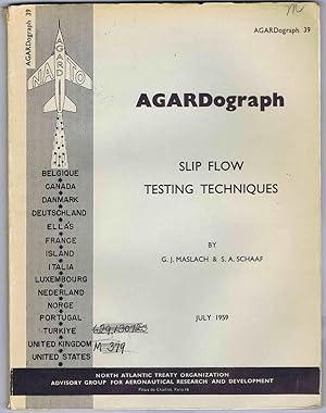 AGARD, SLIP FLOW TESTING TECHNIQUES, AGARDograph 39