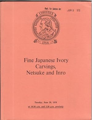 Fine Japanese Ivory Carvings, Netsuke and Inro.