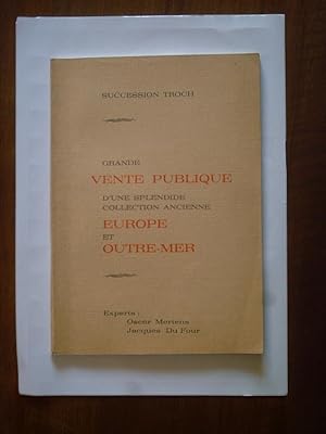 Bild des Verkufers fr Grande Vente Publique d'une splendide collection ancienne Europe et Outre-Mer zum Verkauf von TAIXTARCHIV Johannes Krings