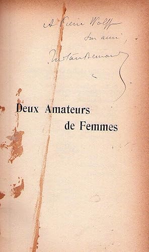 DEUX AMATEURS DE FEMMES [Firmado / Signed]