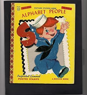 Bonnie Book #4416-Alphabet People-Picture Sticker Book