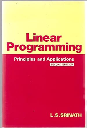 Seller image for Linear Programming : Principles and Applications [1983] for sale by Michael Moons Bookshop, PBFA