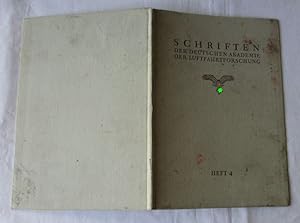 Seller image for Schriften der Deutschen Akademie der Luftfahrtforschung Heft 4 for sale by Versandhandel fr Sammler