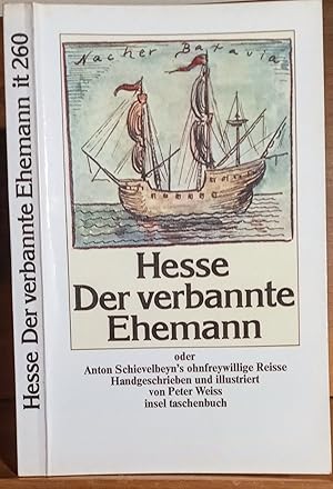 Seller image for Der verbannte Ehemann. Handgeschrieben und illustriert von Peter Weiss for sale by German Book Center N.A. Inc.