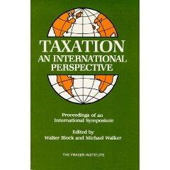 Bild des Verkufers fr Taxation: an International Perspective zum Verkauf von Mahler Books