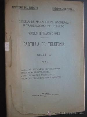 CARTILLA DE TELEFONÍA GRADO 3º