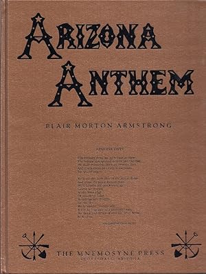 Seller image for ARIZONA ANTHEM for sale by Columbia Books, ABAA/ILAB, MWABA