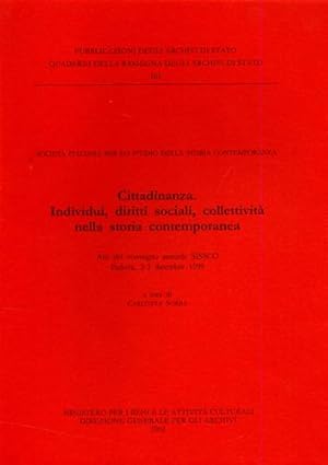 Immagine del venditore per Cittadinanza. Individui, diritti sociali, collettivit nella storia contemporanea. venduto da FIRENZELIBRI SRL