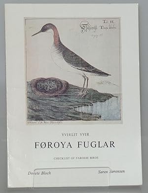 Yvirlit Yvir Foroya Fuglar. Checklist of Faroese Birds.
