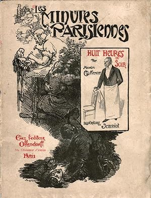 Les Minutes parisiennes : 8 heures du soir. Dîners parisiens. Illustrations de Jeanniot gravées s...