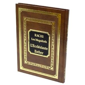 Rachi Sur Le Nah (22): Meguiloth Qohèlèth & Esther / l'Ecclésiaste & Esther - Hébreu & Français