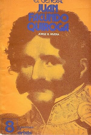 Imagen del vendedor de CUADERNOS DE CRISIS - No. 8, 1974 (El General Facundo Quiroga por Jorge B. Rivera) a la venta por Buenos Aires Libros