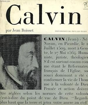 Bild des Verkufers fr CALVIN ET LA SOUVERAINETE DE DIEU zum Verkauf von Le-Livre