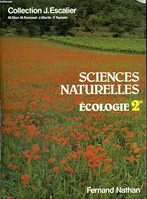 Bild des Verkufers fr SCIENCES NATURELLES ECOLOGIE 2 zum Verkauf von Le-Livre