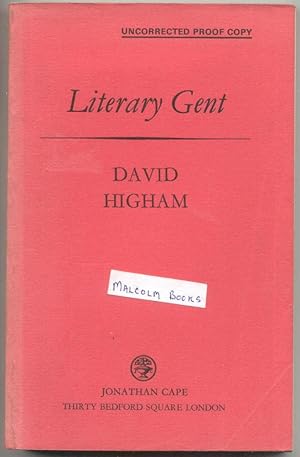 Literary Gent ( Uncorrected Proof )