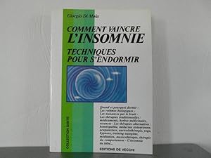 Seller image for Comment vaincre insomnie for sale by Bidonlivre