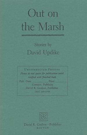 Seller image for Out on the Marsh, Stories for sale by Good Books In The Woods