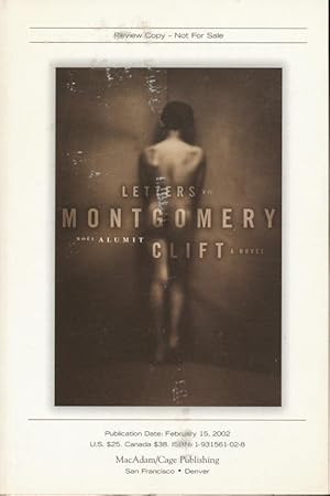 Bild des Verkufers fr Letters to Montgomery Clift zum Verkauf von Good Books In The Woods