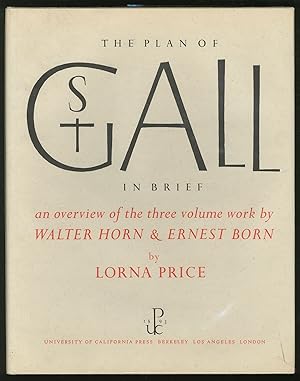 Seller image for The Plan of St. Gall in Brief for sale by Between the Covers-Rare Books, Inc. ABAA