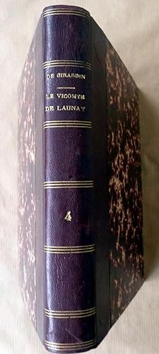 Seller image for Le Vicomte de Launay. Lettres Parisiennes. Tome IV seul. for sale by librairie sciardet