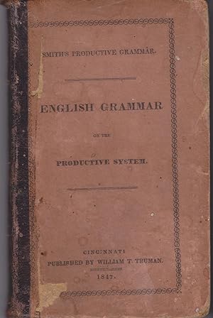 Seller image for English Grammar of the Productive System, for sale by Sugar Loaf Mtn Antiques