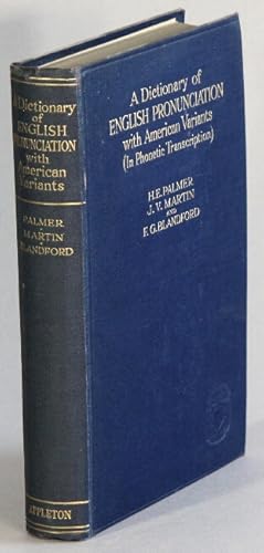 Image du vendeur pour A dictionary of English pronunciation with American variants (in phonetic transcription) mis en vente par Rulon-Miller Books (ABAA / ILAB)