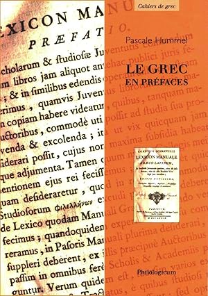 Image du vendeur pour Le grec en prfaces mis en vente par Calepinus, la librairie latin-grec