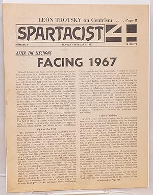 Imagen del vendedor de Spartacist no. 9 (January-February 1967) a la venta por Bolerium Books Inc.