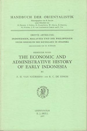 Bild des Verkufers fr The Economic and Administrative History of Early Indonesia. zum Verkauf von Asia Bookroom ANZAAB/ILAB