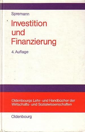 Seller image for Investition und Finanzierung. for sale by Antiquariat Carl Wegner