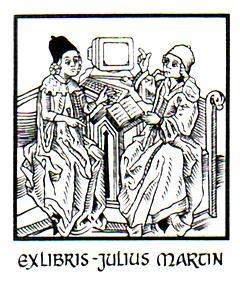 Imagen del vendedor de Exlibris Julius Martin a la venta por Antiquariat Carl Wegner