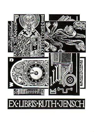 Bild des Verkufers fr Ex Libris von Ruth Jensch. zum Verkauf von Antiquariat Carl Wegner