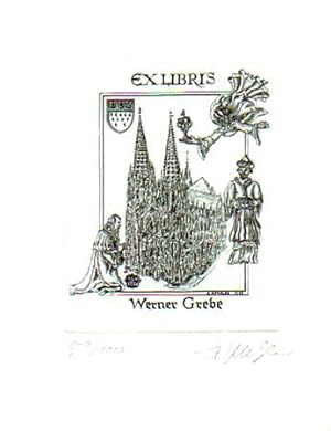 Imagen del vendedor de Exlibris Werner Grebe a la venta por Antiquariat Carl Wegner