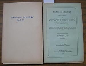 Image du vendeur pour Auswrtige Acten. Band 5: Schweden 1641 - 1688 komplett in 2 Teilen. (= Urkunden und Actenstcke zur Geschichte des Kurfrsten Friedrich Wilhelm von Brandenburg. Veranlasst durch Kaiser Friedrich als Kronprinzen von Preuen, herausgegeben von der Preuischen Kommission bei der Preuischen Akademie der Wissenschaften, Band 23 ). mis en vente par Antiquariat Carl Wegner