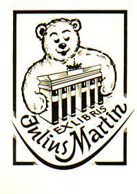 Imagen del vendedor de Exlibris Julius Martin a la venta por Antiquariat Carl Wegner