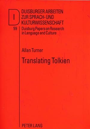 Imagen del vendedor de Translating Tolkien. Philological Elements in The Lord of The Rings. Duisburg Papers on research in Language and Culture [Duisburger Arbeiten Zur Sprach-Und Kulturwissenschaft]. Signed copy a la venta por Barter Books Ltd