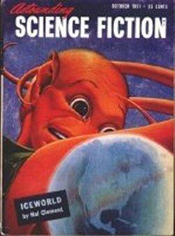 Imagen del vendedor de ASTOUNDING Science Fiction: October, Oct. 1951 ("Ice World") a la venta por Books from the Crypt