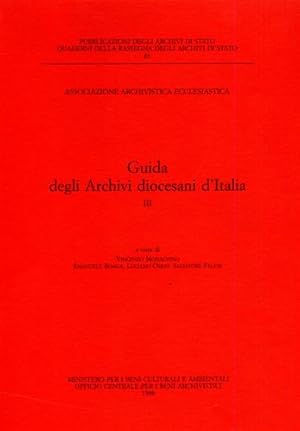 Seller image for Guida degli Archivi diocesani d'Italia. Vol.III. for sale by FIRENZELIBRI SRL