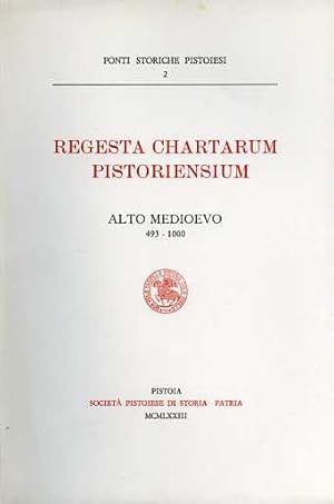 Bild des Verkufers fr Regesta Chartarum Pistoriensium. Alto Medioevo (493-1000). 114 Regesti. Indice dei nomi propi e delle cose notevoli. Seguono gli indici dei roganti nella iudicaria Pistoriensis, dei notari esemplatori, dei vescovi pistoiesi. zum Verkauf von FIRENZELIBRI SRL