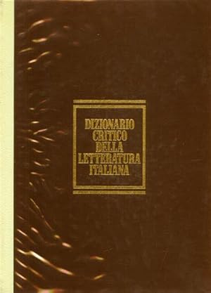 Immagine del venditore per Dizionario critico della letteratura italiana. venduto da FIRENZELIBRI SRL