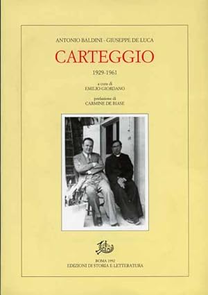 Imagen del vendedor de Carteggio: 1929-1961. a la venta por FIRENZELIBRI SRL