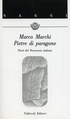 Immagine del venditore per Pietre di paragone. Poeti del Novecento italiano. venduto da FIRENZELIBRI SRL