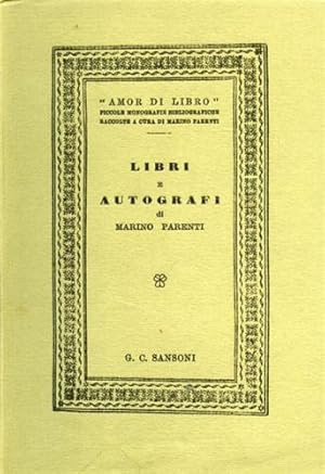 Seller image for Libri e autografi. I serie: Balbo, Battisti, Beccaria, Betteloni, Bracco, Foscolo, Leopardi. for sale by FIRENZELIBRI SRL