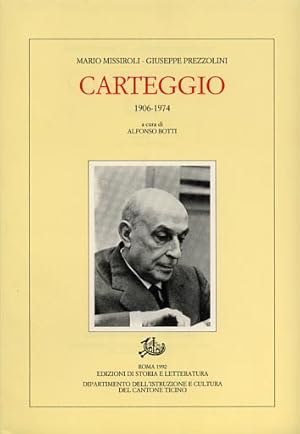 Seller image for Carteggio 1906-1974. for sale by FIRENZELIBRI SRL