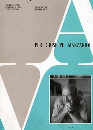 Seller image for Per Giuseppe Mazzariol. for sale by FIRENZELIBRI SRL