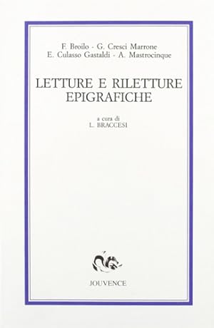 Image du vendeur pour Letture e riletture epigrafiche. mis en vente par FIRENZELIBRI SRL