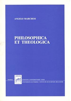 Image du vendeur pour Philosophica et theologica. mis en vente par FIRENZELIBRI SRL