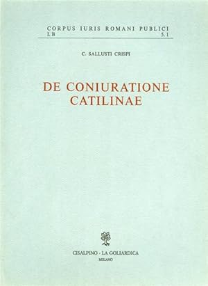 Imagen del vendedor de De coniuratione catilinae. a la venta por FIRENZELIBRI SRL